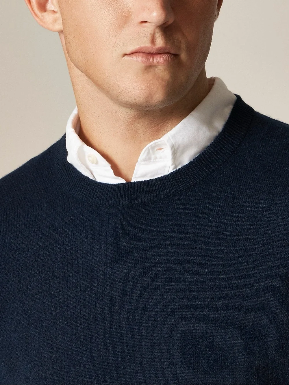 J. CREW Cashmere crewneck sweater in Navy Size S $158 BE895